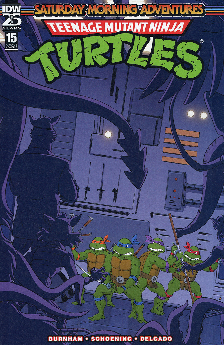 Teenage Mutant Ninja Turtles Saturday Morning Adventures Continued #15 Cover A Regular Dan Schoening Cover