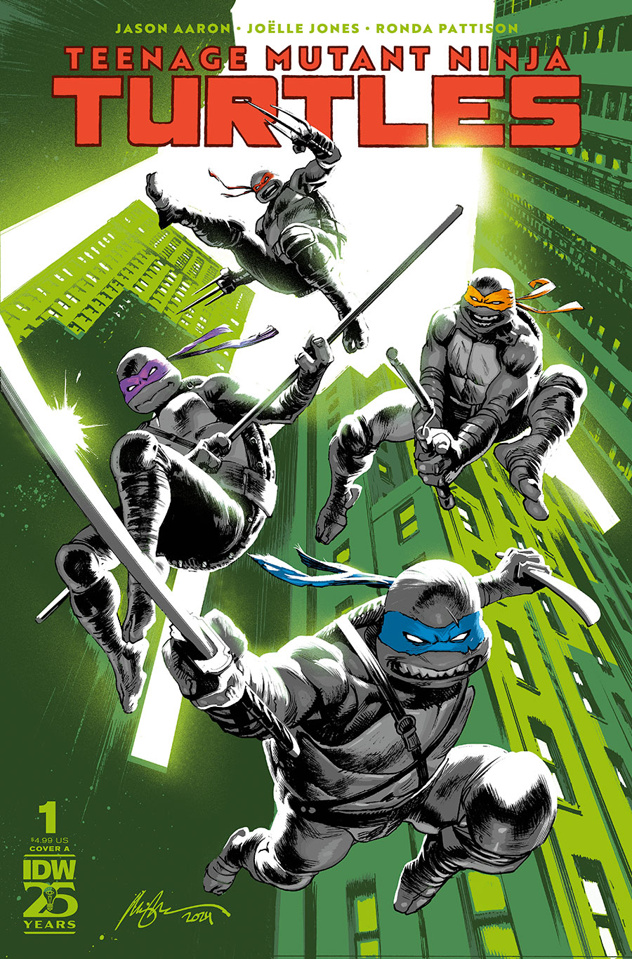 Teenage Mutant Ninja Turtles Vol 6 #1 Cover A Regular Rafael Albuquerque Cover