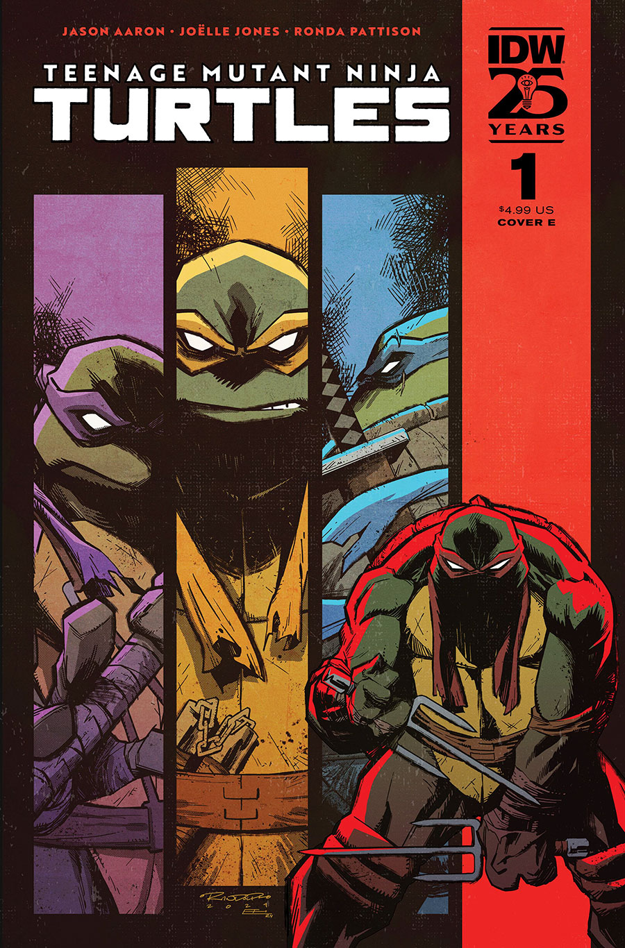 Teenage Mutant Ninja Turtles Vol 6 #1 Cover E Variant Khary Randolph Cover