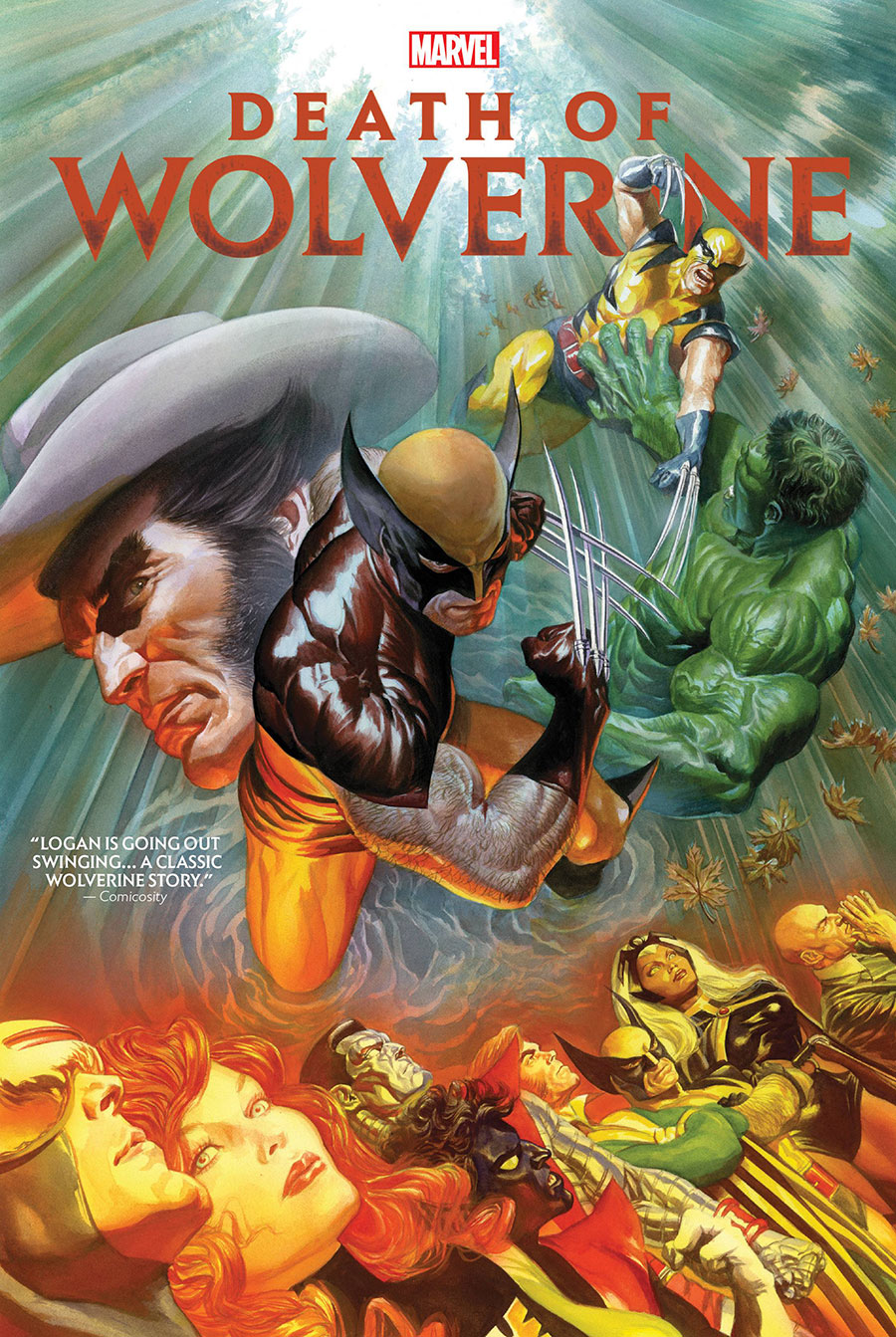 Death Of Wolverine Omnibus HC Book Market Alex Ross Cover