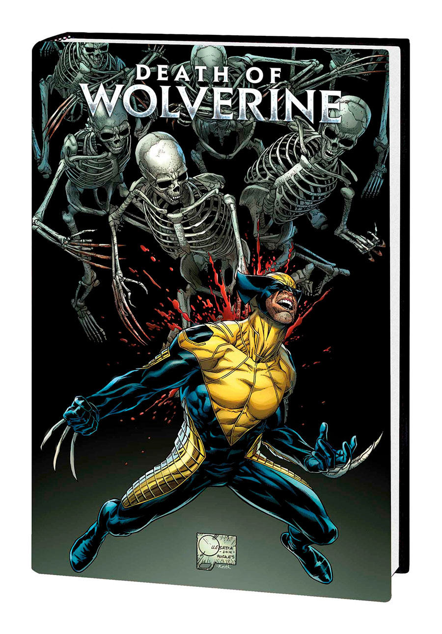 Death Of Wolverine Omnibus HC Direct Market Joe Quesada Variant Cover