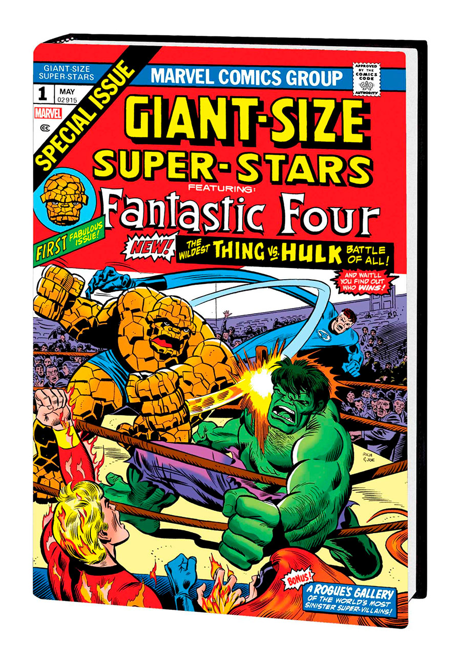 Fantastic Four Omnibus Vol 5 HC Direct Market Rich Buckler Thing vs Hulk Variant Cover