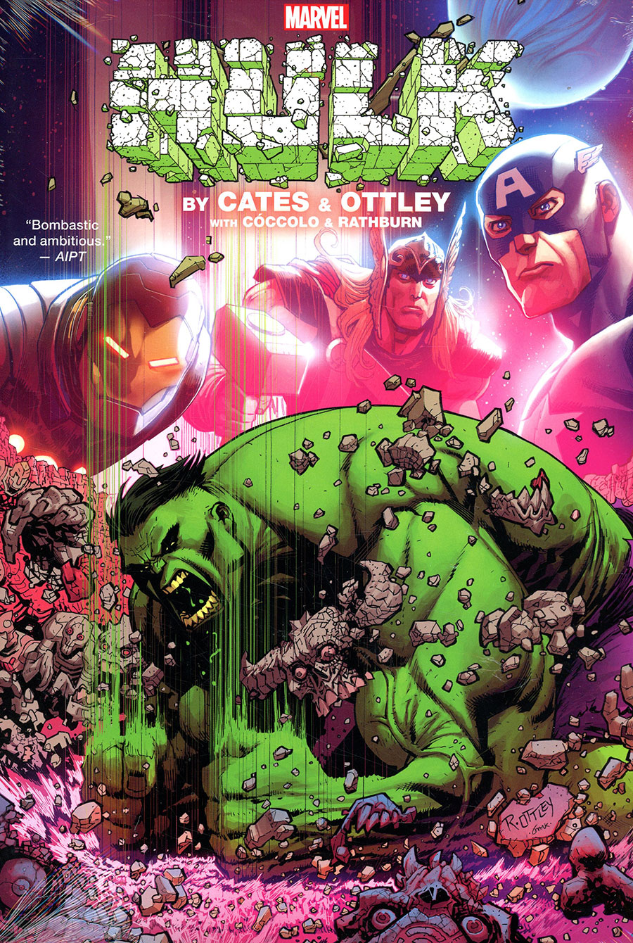 Hulk By Donny Cates & Ryan Ottley Omnibus HC Direct Market Ryan Ottley Avengers Variant Cover