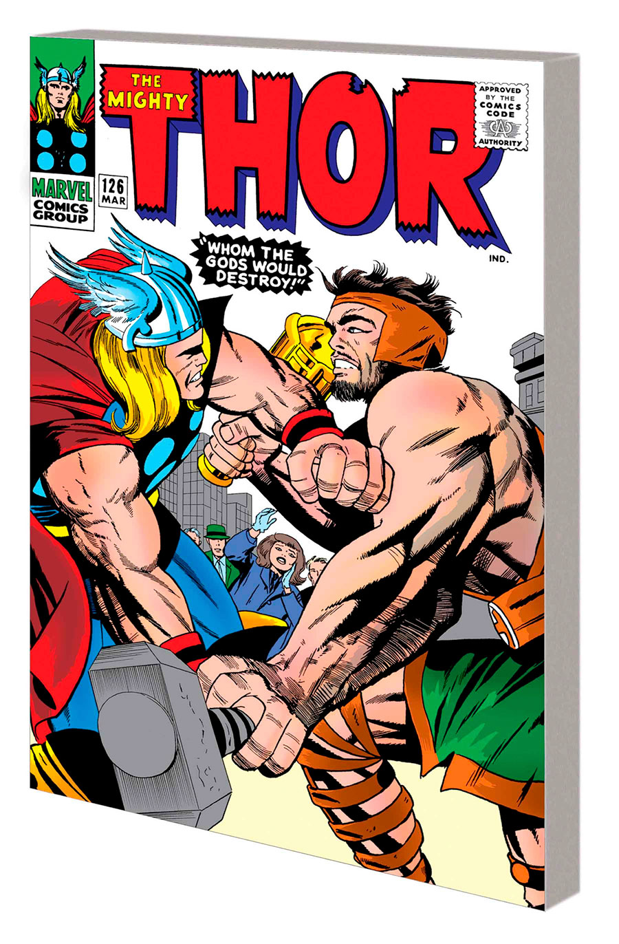 Mighty Marvel Masterworks Mighty Thor Vol 4 When Meet The Immortals GN Direct Market Jack Kirby Original Variant Cover
