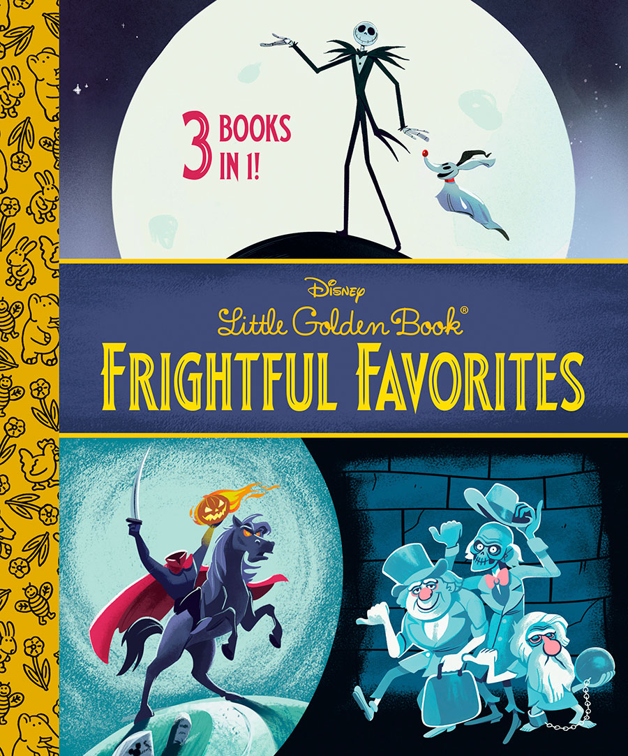 Disney Little Golden Book Frightful Favorites HC