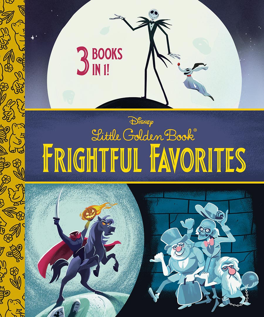 Disney Little Golden Book Frightful Favorites HC