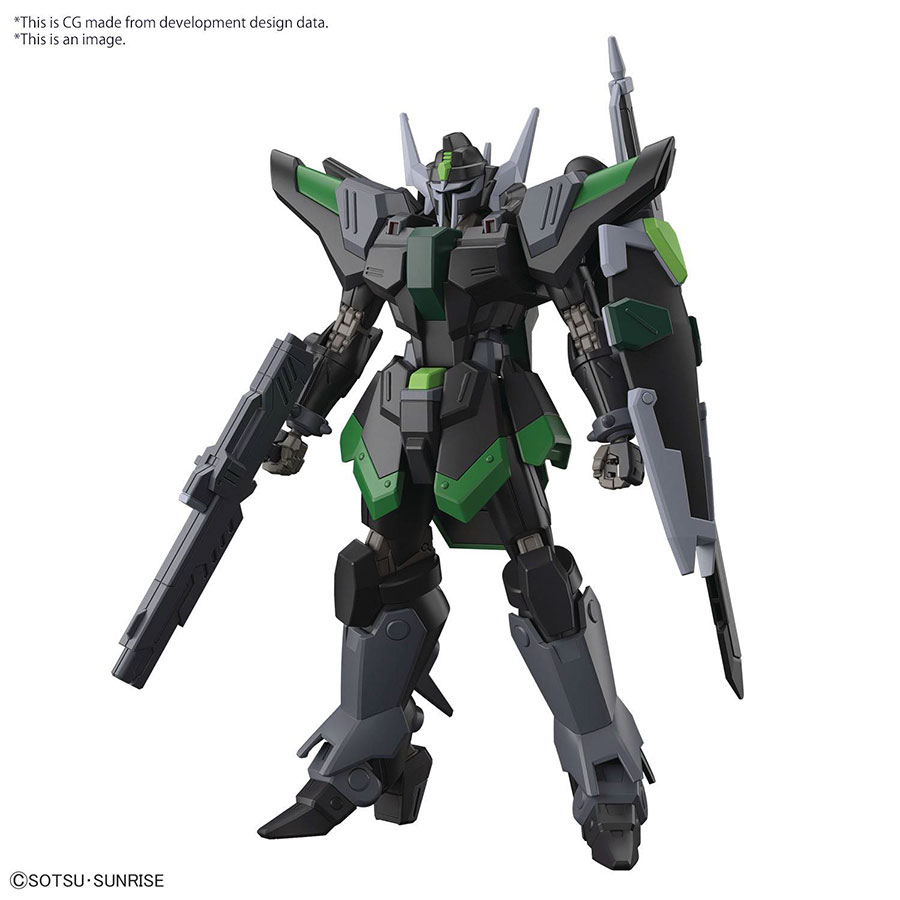 Gundam High Grade Universal Century 1/144 Kit #247 - Cosmic Era - Black Knight Squad Rud-ro.A (Griffin Arbalest Custom)