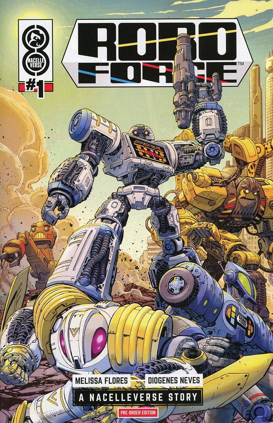 Roboforce #1 Cover G Variant Dustin Weaver Pre-order Edition Cover