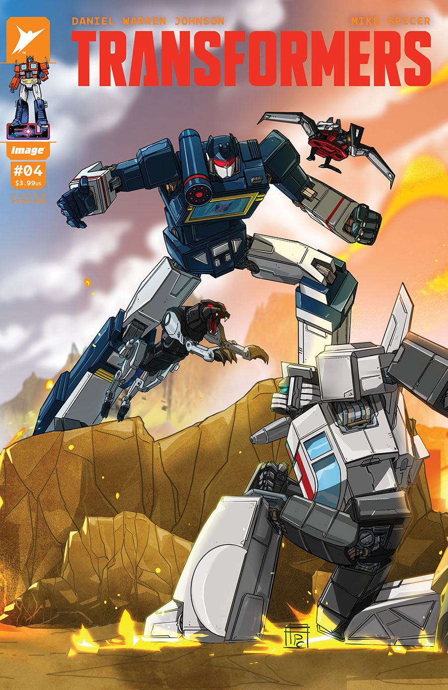Transformers Vol 5 #4 Cover H 3rd Ptg