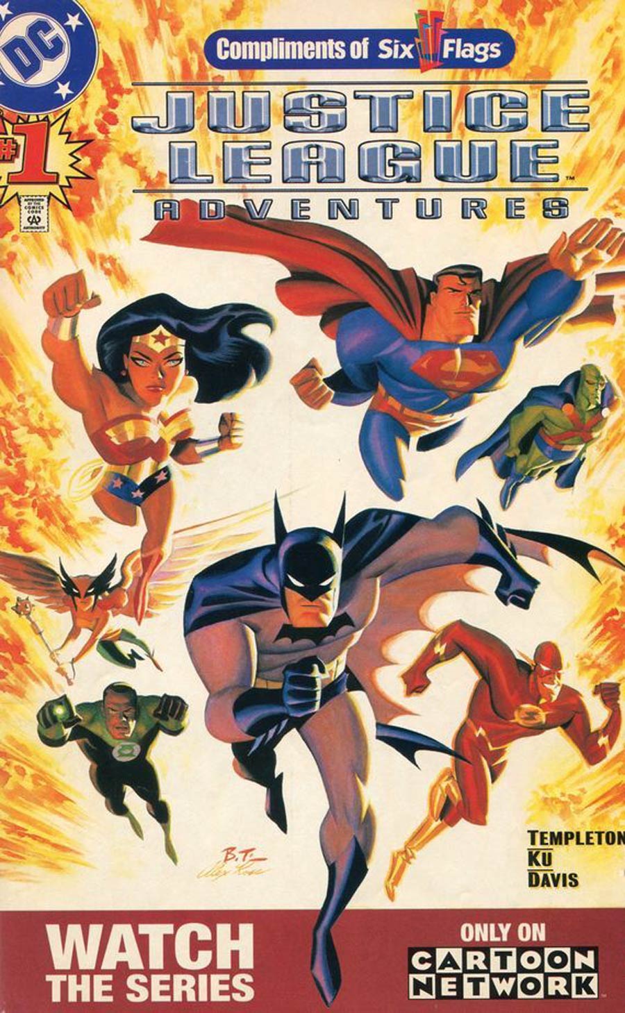 Justice League Adventures #1 Cover C Six Flags Edition 2002
