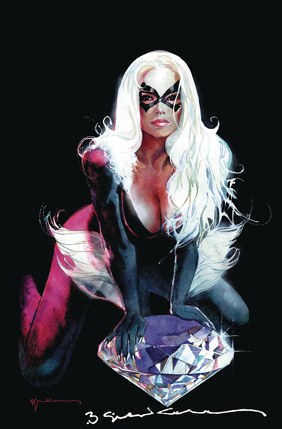 Black Cat #2 Cover H Bill Sienkiewicz Variant Edition
