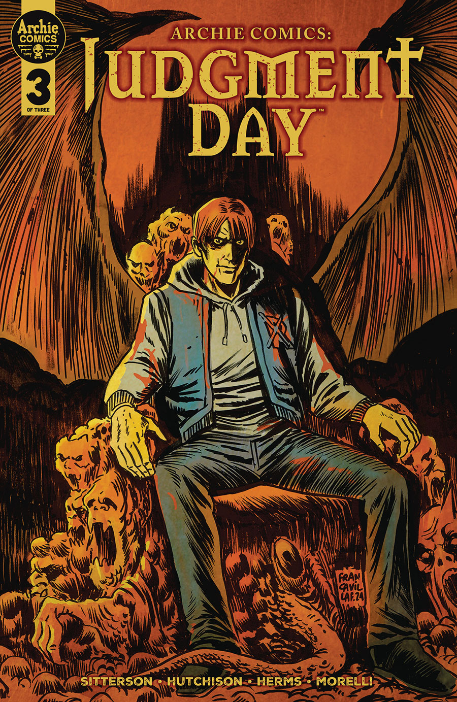 Archie Comics Judgment Day #3 Cover B Variant Francesco Francavilla Cover
