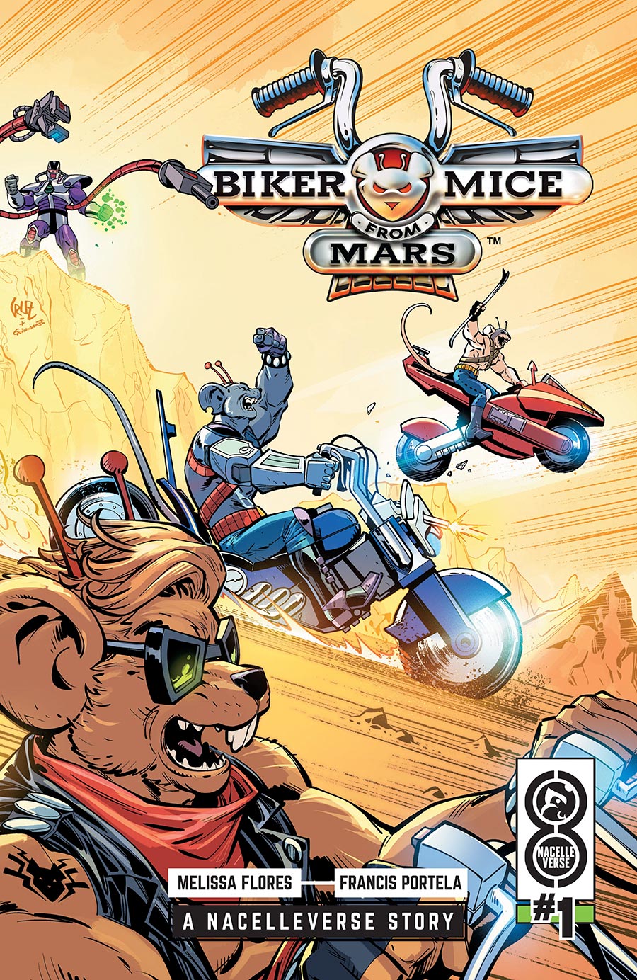 Biker Mice From Mars Vol 2 #1 Cover C Variant Roger Cruz & Alex Guimaraes Cover