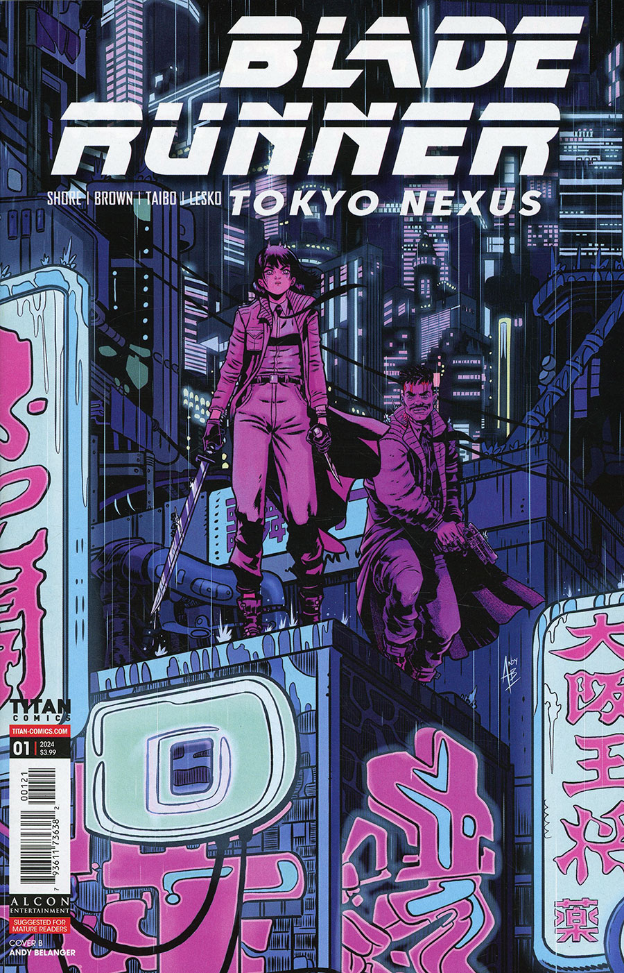 Blade Runner Tokyo Nexus #1 Cover B Variant Andy Belanger Cover