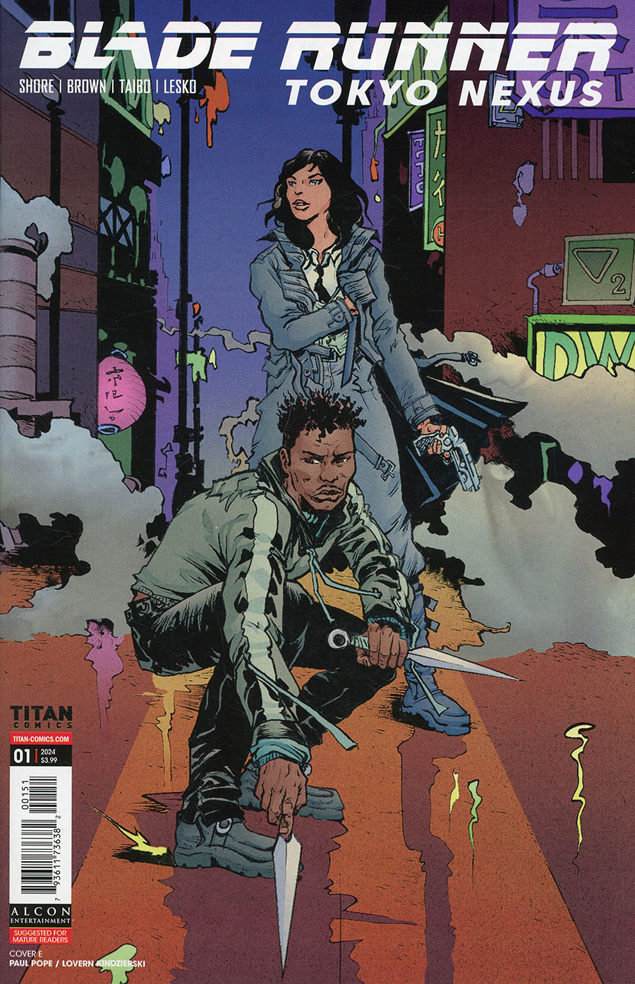 Blade Runner Tokyo Nexus #1 Cover E Variant Paul Pope Cover
