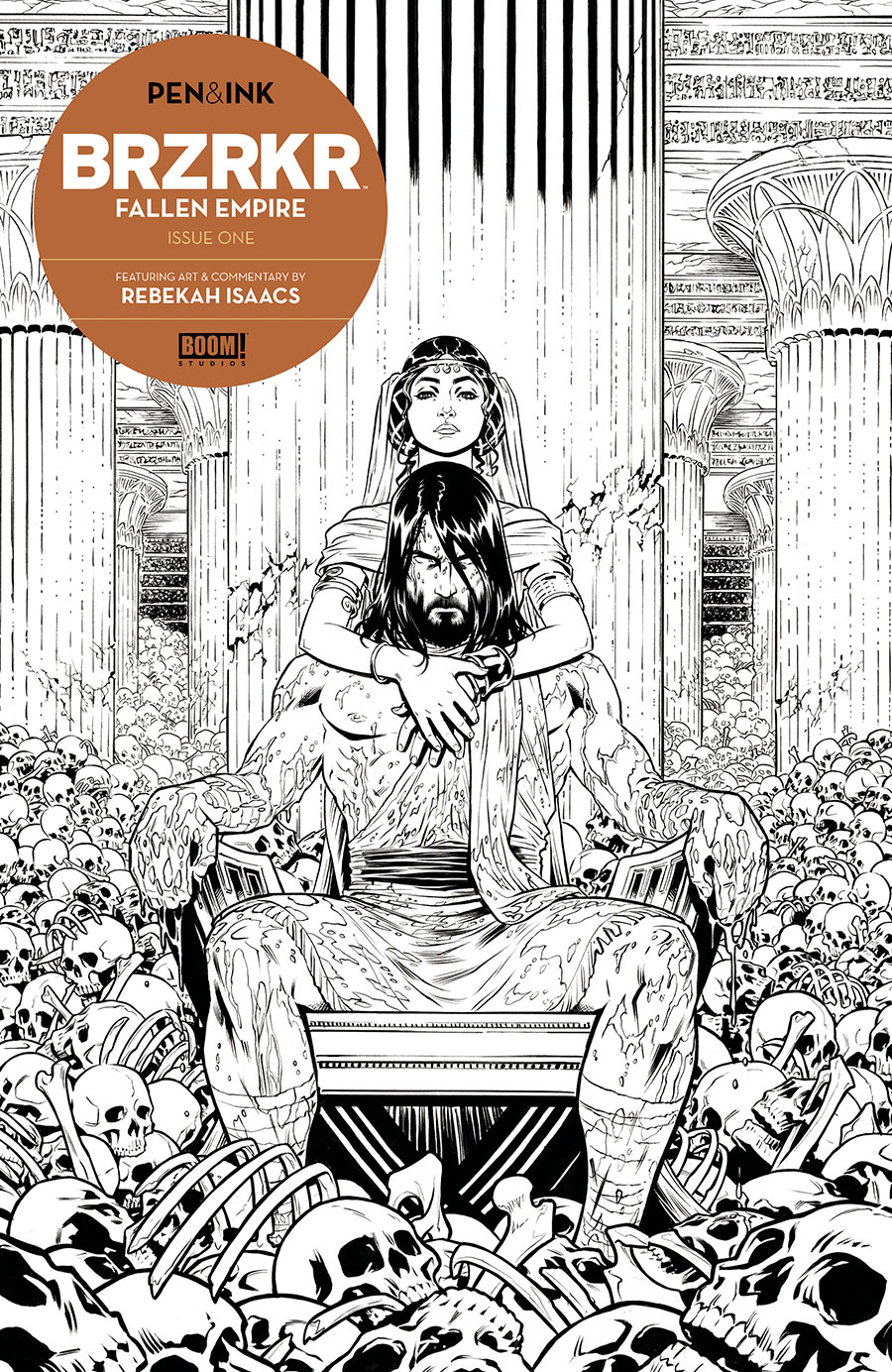 BRZRKR Fallen Empire Pen & Ink #1 (One Shot) Cover A Regular Rebekah Isaacs Cover