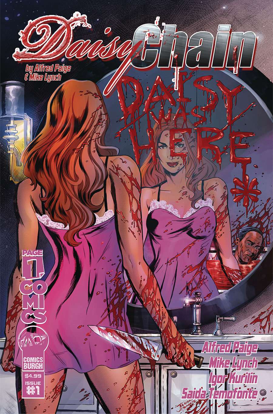 Daisychain Dark Desires Part 1 #1 Cover E Variant Julius Abrera & Bryan Magnaye Pink Lingerie Cover