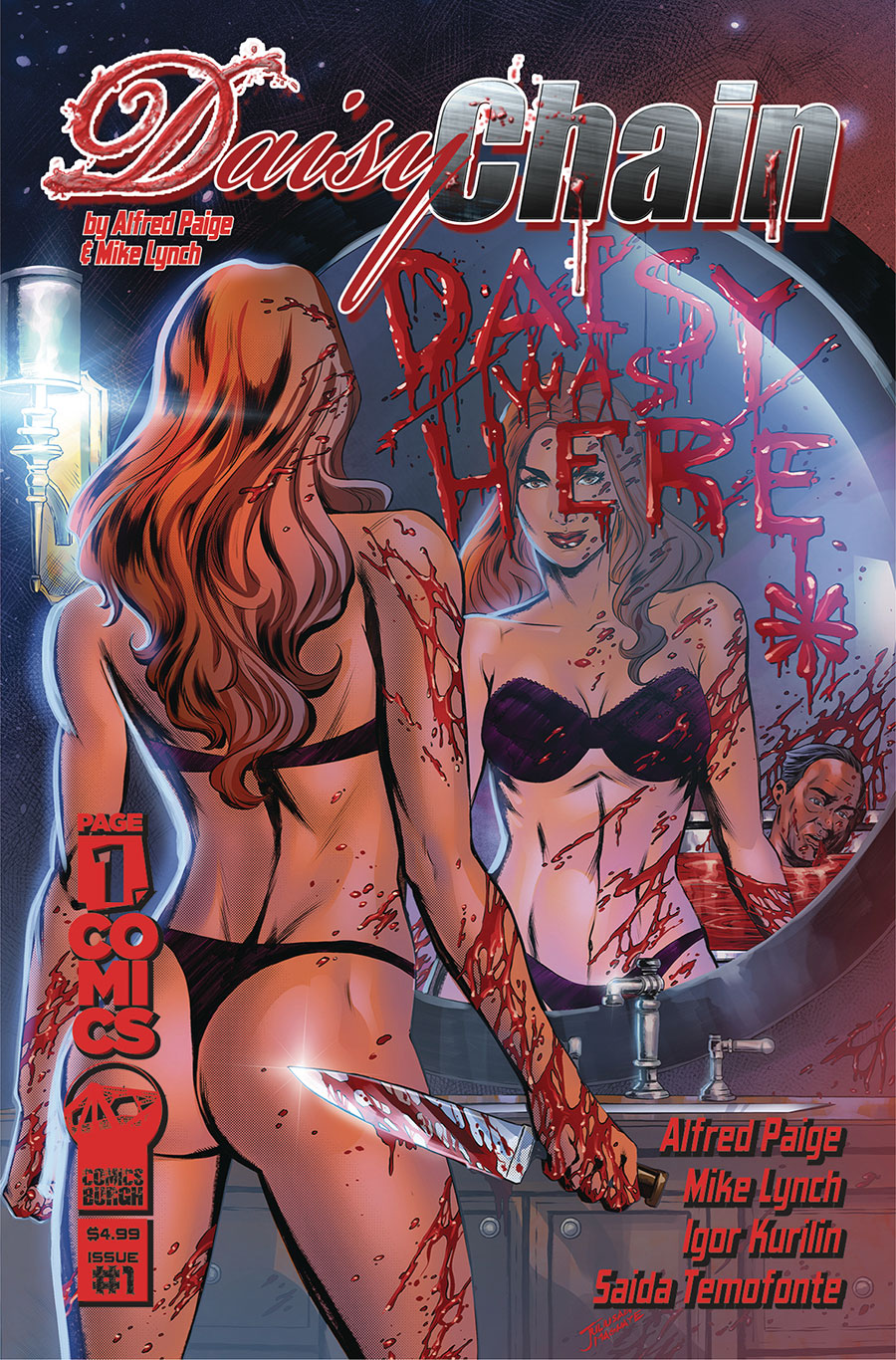 Daisychain Dark Desires Part 1 #1 Cover F Variant Julius Abrera & Bryan Magnaye Purple Lingerie Cover