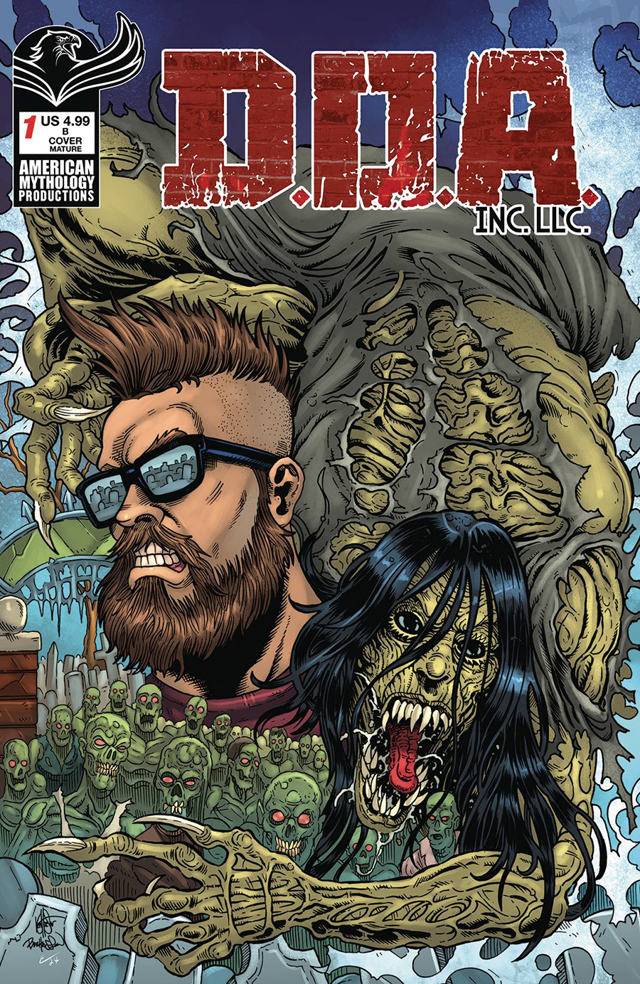 D.O.A. Inc LLC #1 Cover B Variant Buz Hasson & Ken Haeser Cover