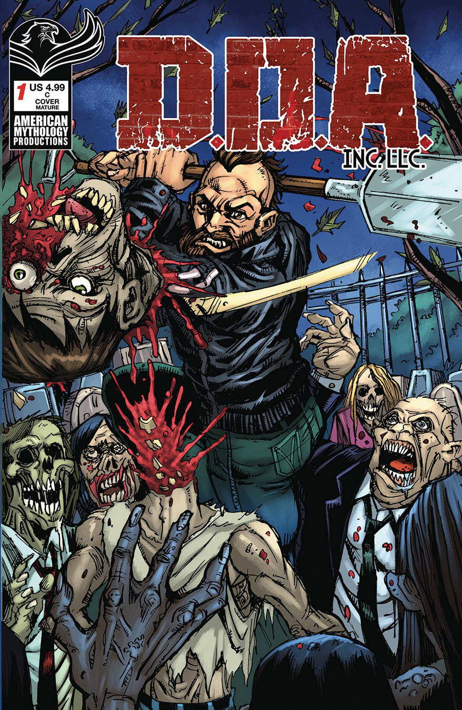 D.O.A. Inc LLC #1 Cover C Variant Puis Calzada Cover