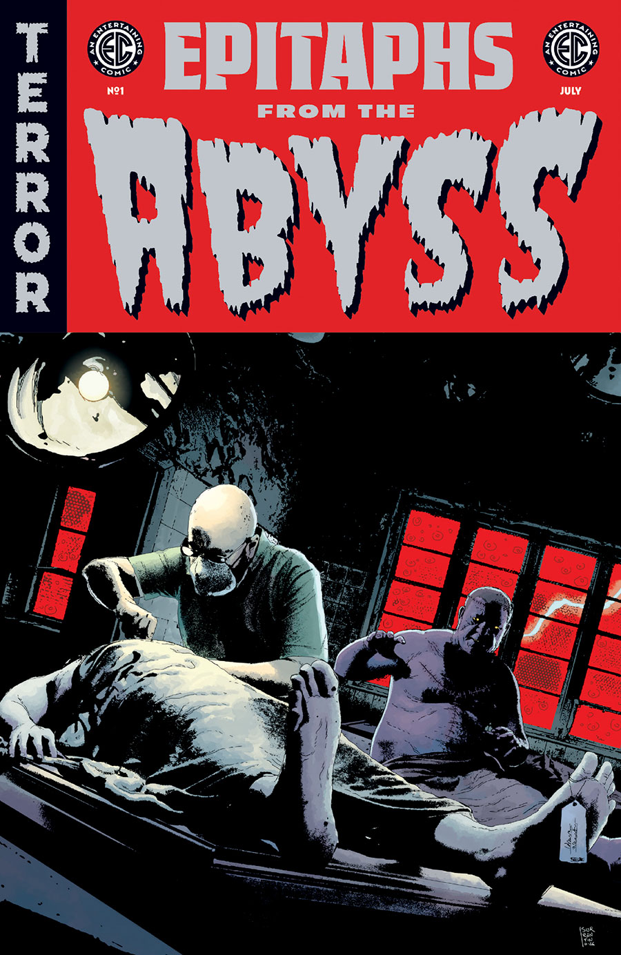 Epitaphs From The Abyss #1 Cover D Variant Andrea Sorrentino & Dave Stewart Silver Foil Cover
