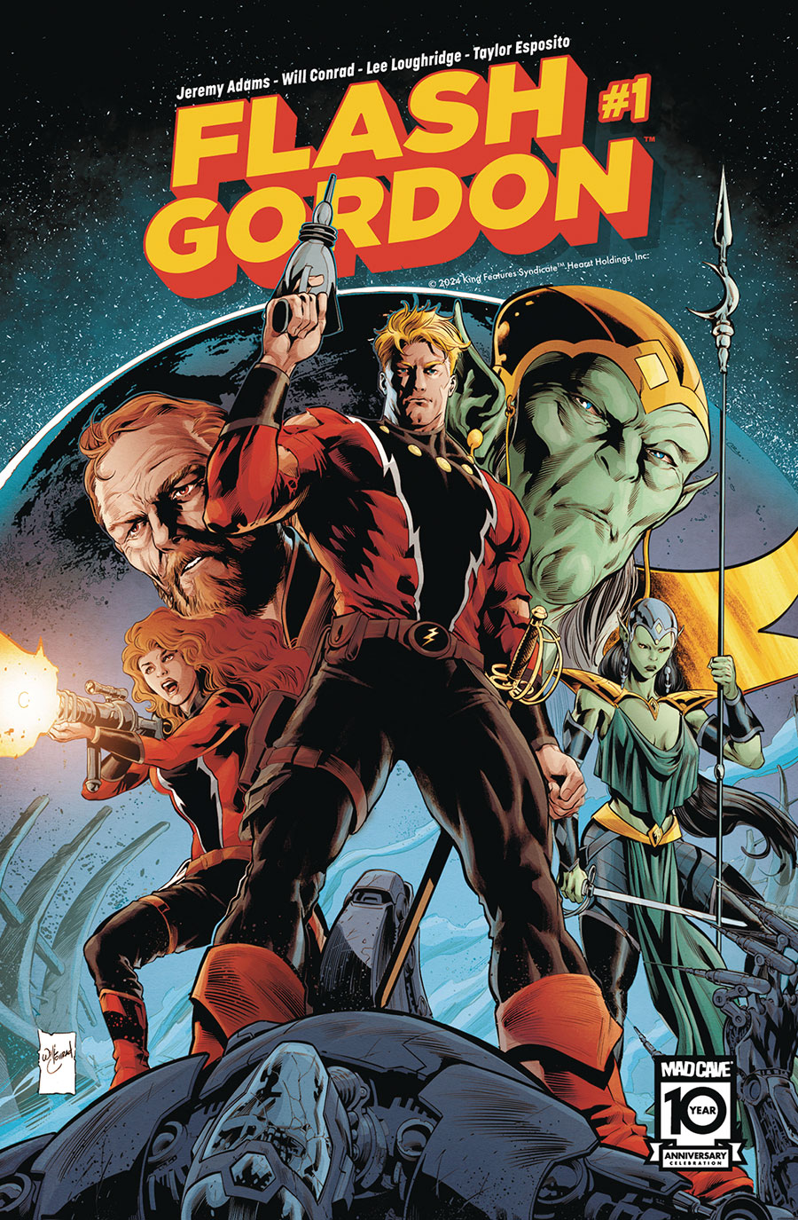 Flash Gordon Vol 8 #1 Cover A Regular Will Conrad Cover