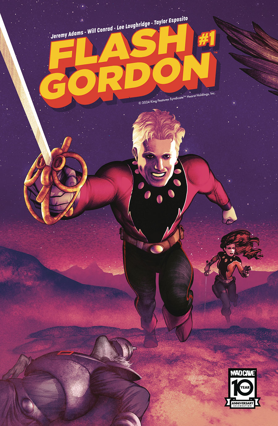 Flash Gordon Vol 8 #1 Cover B Variant Frazer Irving Connecting Cover