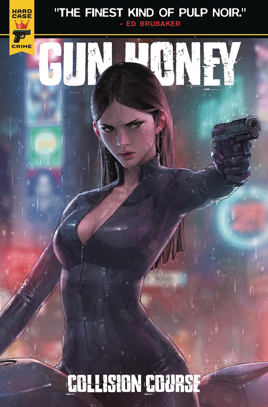 Hard Case Crime Gun Honey Collision Course #3 Cover A Regular Jeehyung Lee Cover