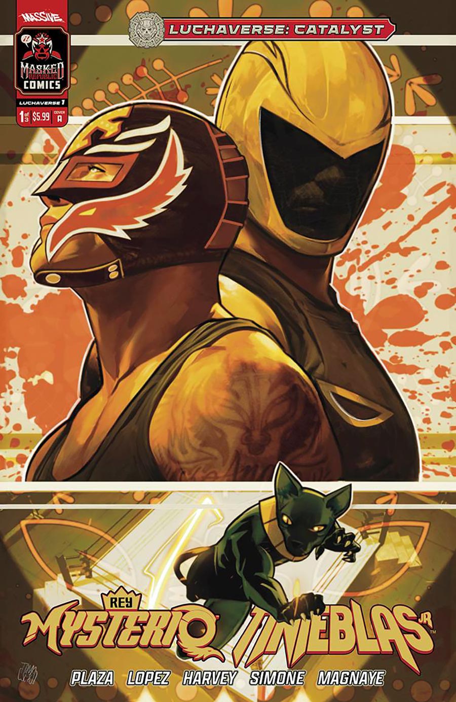 Luchaverse Catalyst #1 Rey Mysterio Tinieblas Jr Cover A Regular Francesco Tomaselli Cover