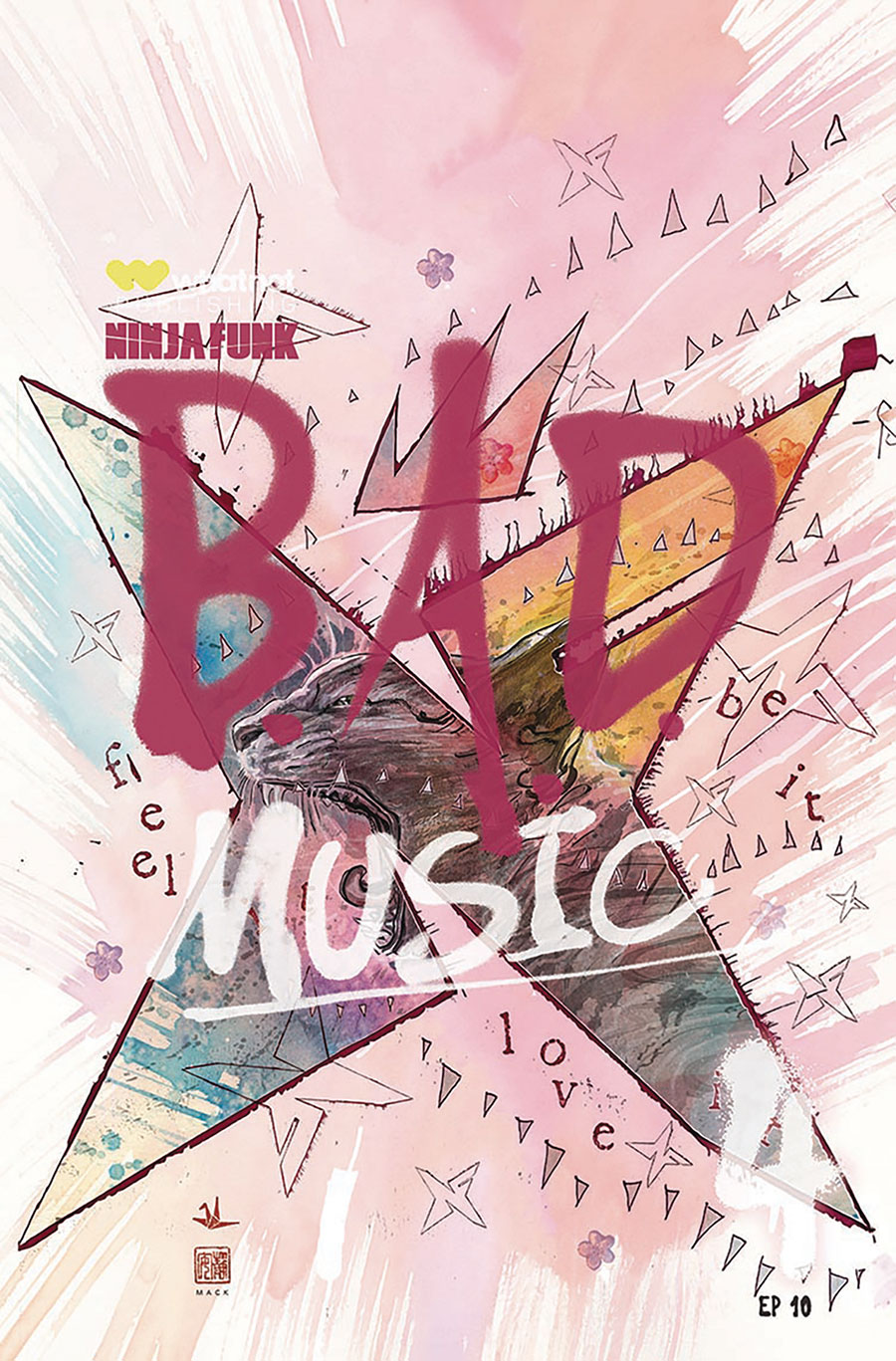 Ninja Funk B.A.D. Music #4 Cover A Regular David Mack Cover