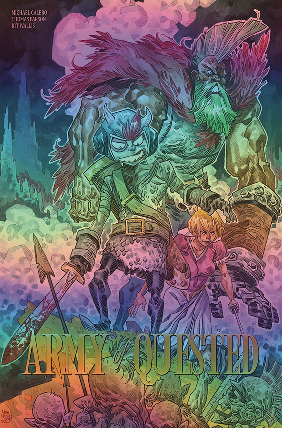 Quested #1 Cover Z-A Limited Edition Alex Riegel Army Of Darkness Homage Foil Variant Cover