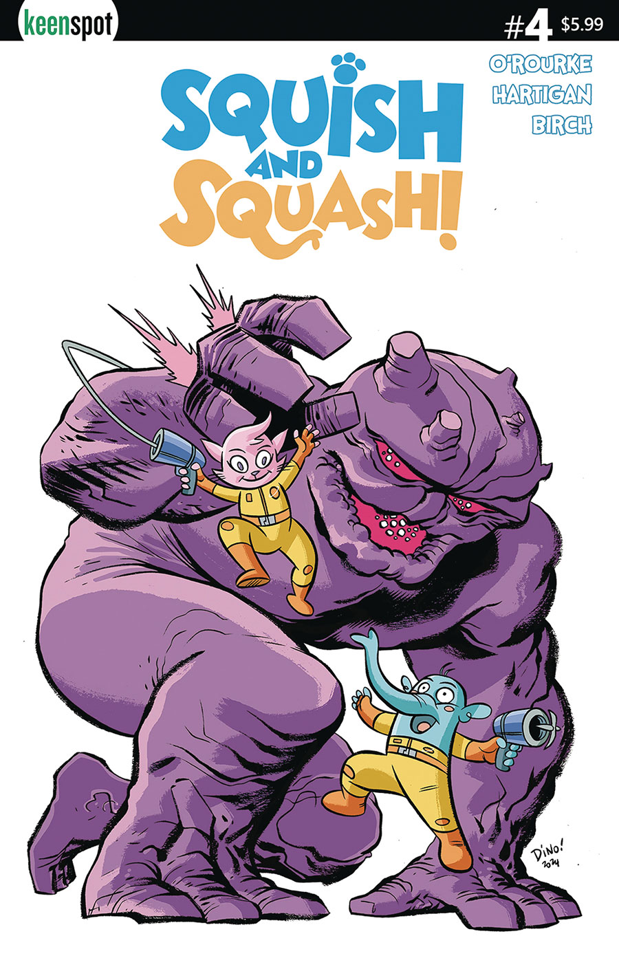 Squish And Squash #4 Cover B Variant Dean Haspiel Cover