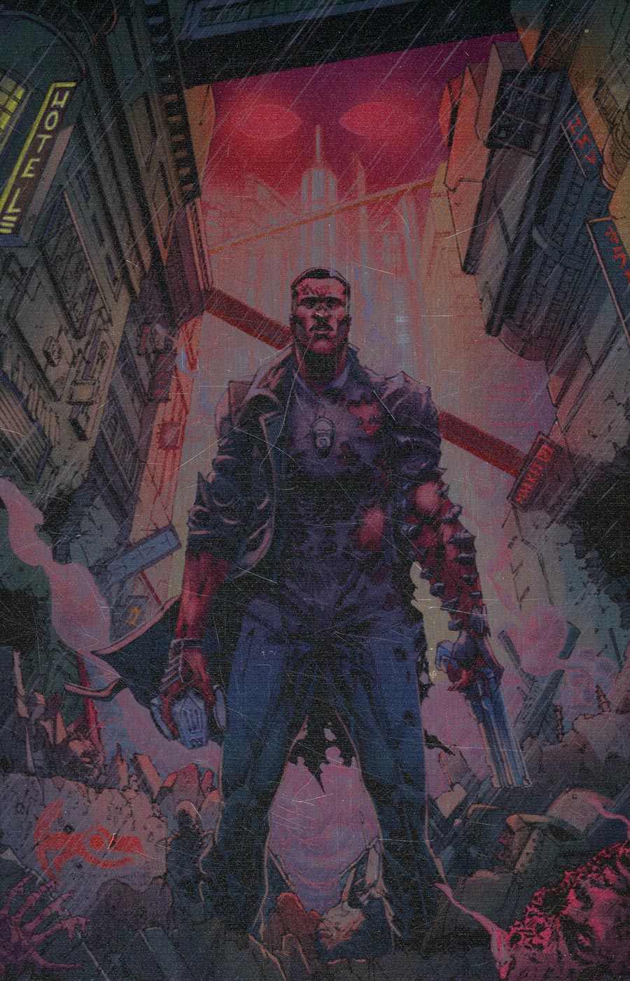 The Exiled #1 Cover Z-I Deluxe Eskivo Metal Cover