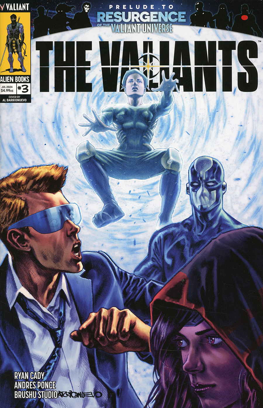 The Valiants #3 Cover A Regular Al Barrionuevo Cover