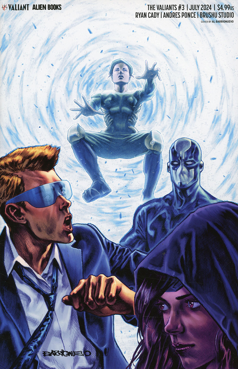 The Valiants #3 Cover C Variant Al Barrionuevo Virgin Cover (Resurgence Of The Valiant Universe Prelude)