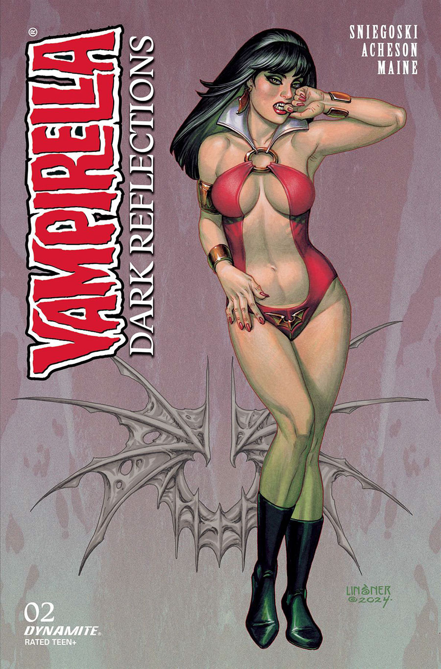 Vampirella Dark Reflections #2 Cover C Variant Joseph Michael Linsner Cover