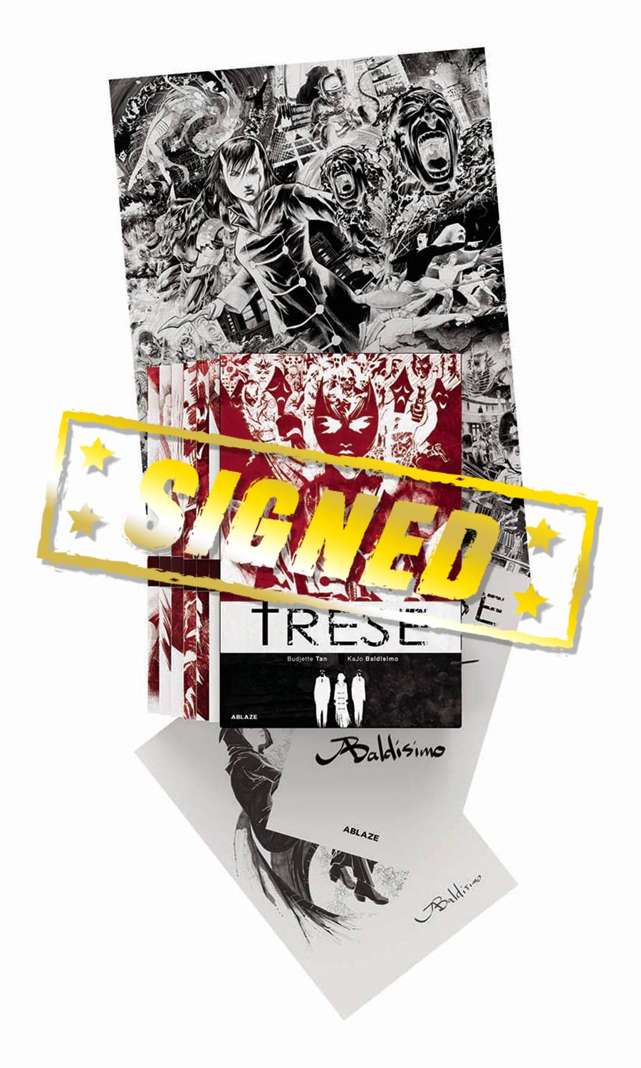 Trese Vol 1 - 6 GN Box Set Signed & Sketch