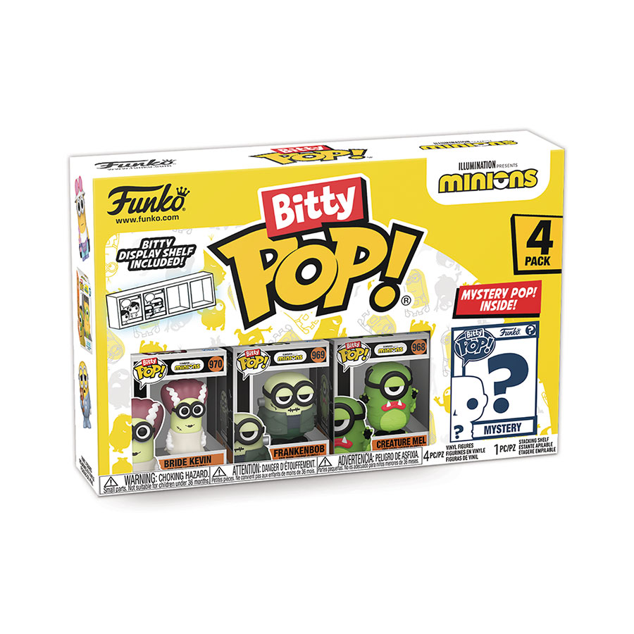 Bitty POP Minions 4-Pack Mini Figure - Frankenbob
