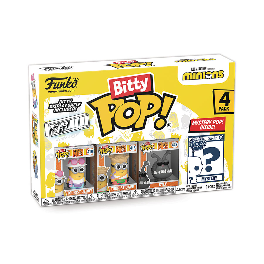 Bitty POP Minions 4-Pack Mini Figure - Young Gru
