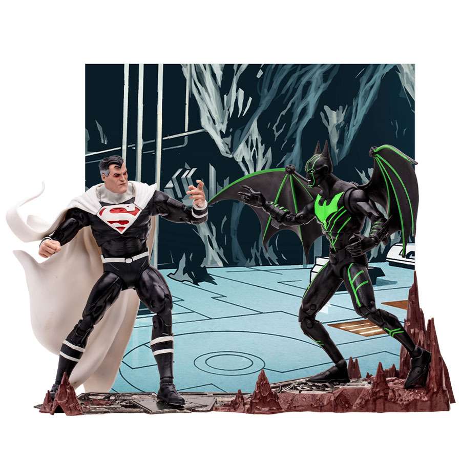 DC Collector Batman Beyond vs Justice Lord Superman 7-Inch 2-Pack Action Figure