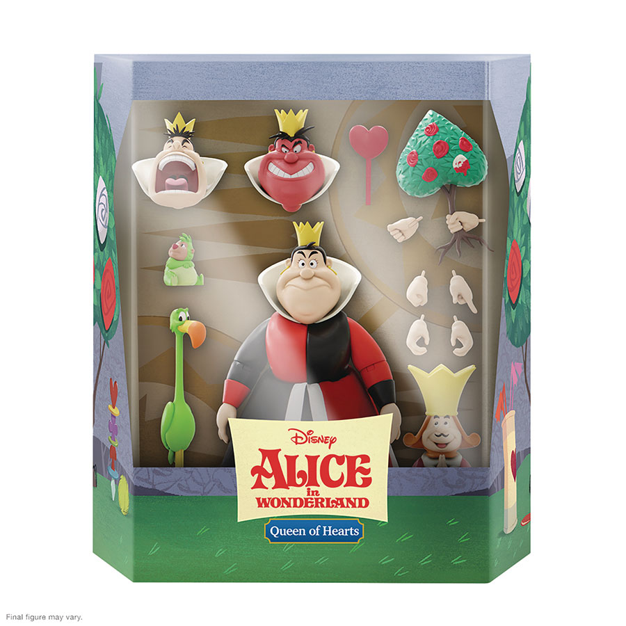 Disney Ultimates Wave 3 Alice In Wonderland Queen Of Hearts Action Figure