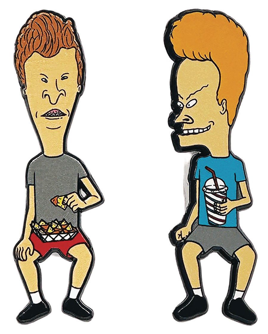 Beavis And Butthead Eating Pin Set