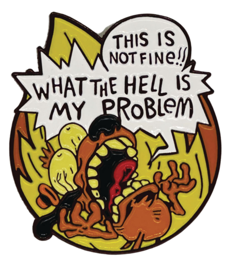 KC Green Official Pin - This Is Not Fine