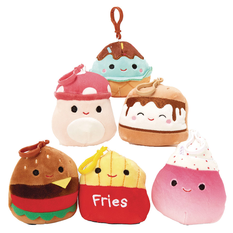 Squishmallow 3.5-Inch Plush Clip 24-Piece Assortment Case