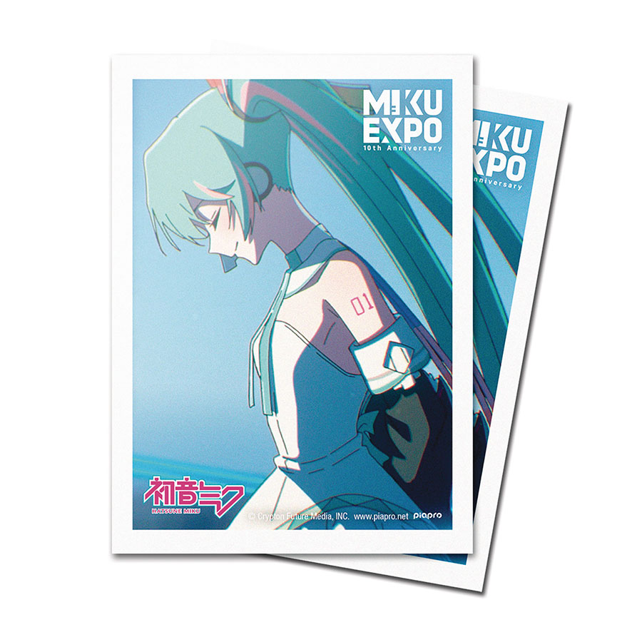 HATSUNE MIKU 10TH ANN 100CT DECK PROTECTOR SLEEVES PATIENCE
