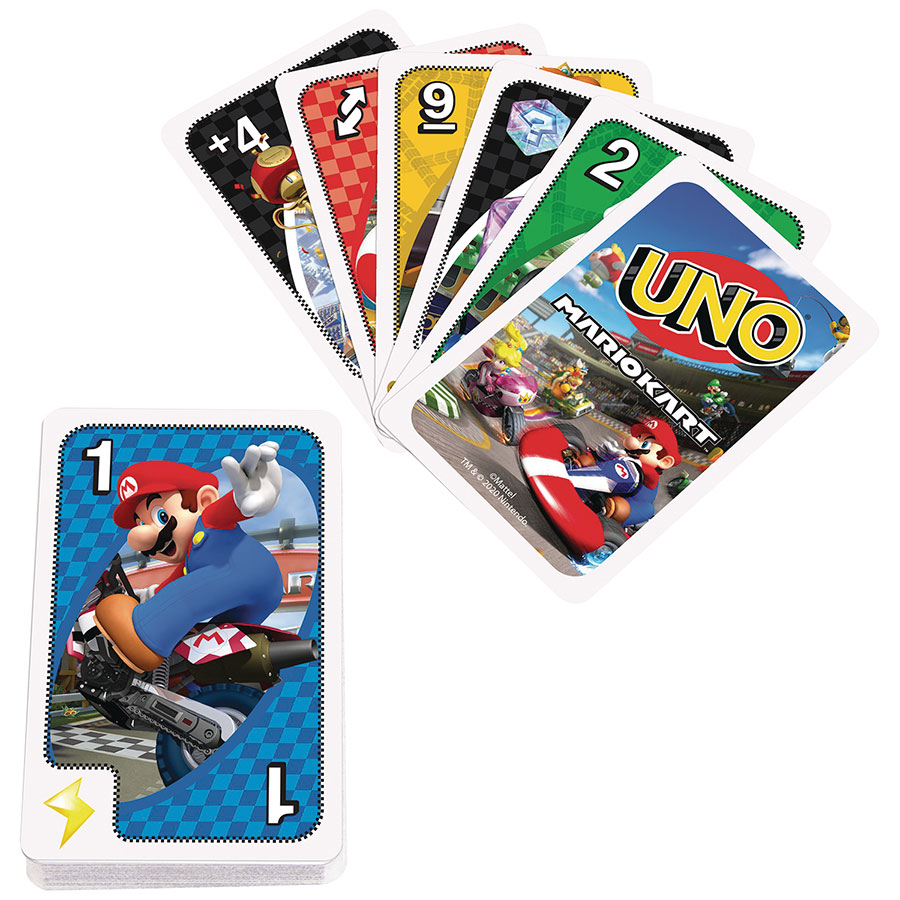 UNO Mario Kart Card Game