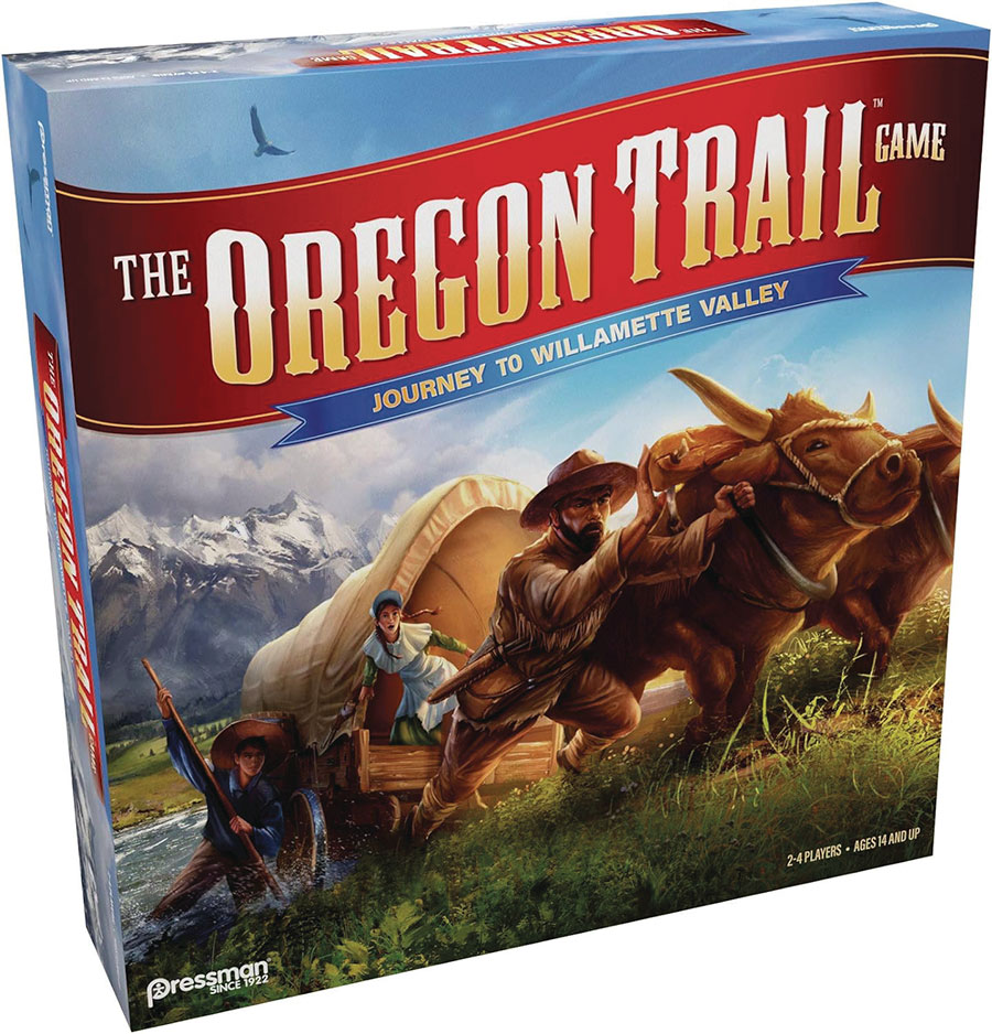 Oregon Trail Journey To Willamette Valley Board Game - RESOLICITED