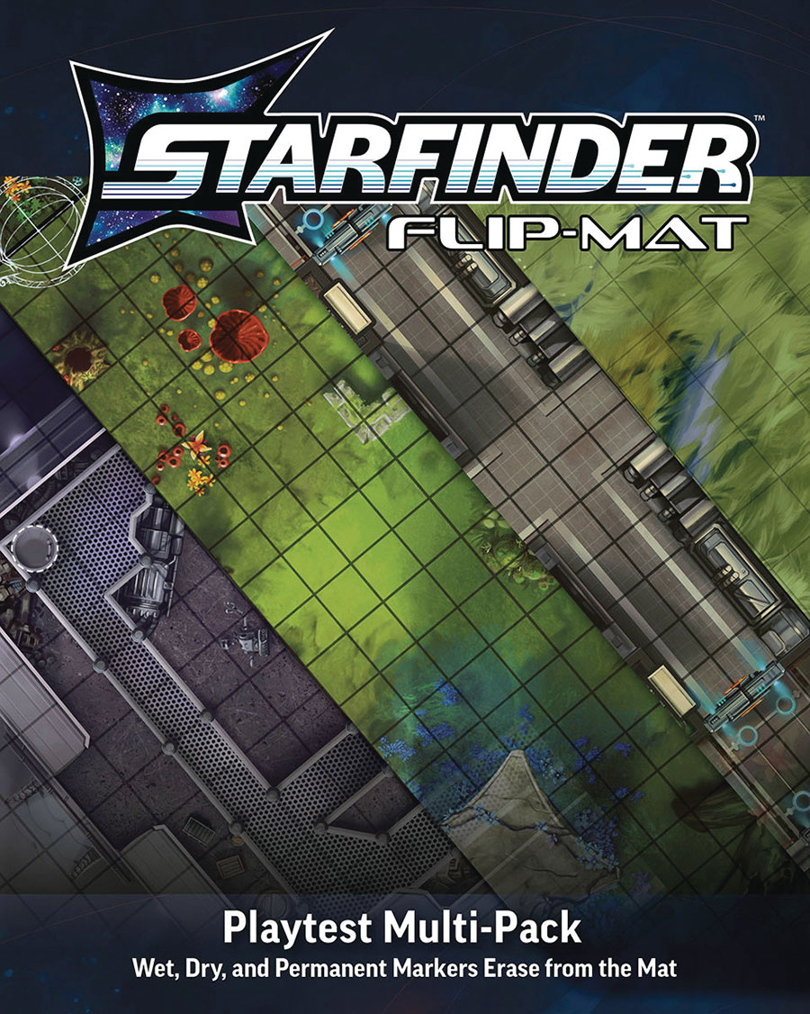 STARFINDER FLIP-MAT 2E PLAYTEST MULTI-PACK (C: 0-1-2)