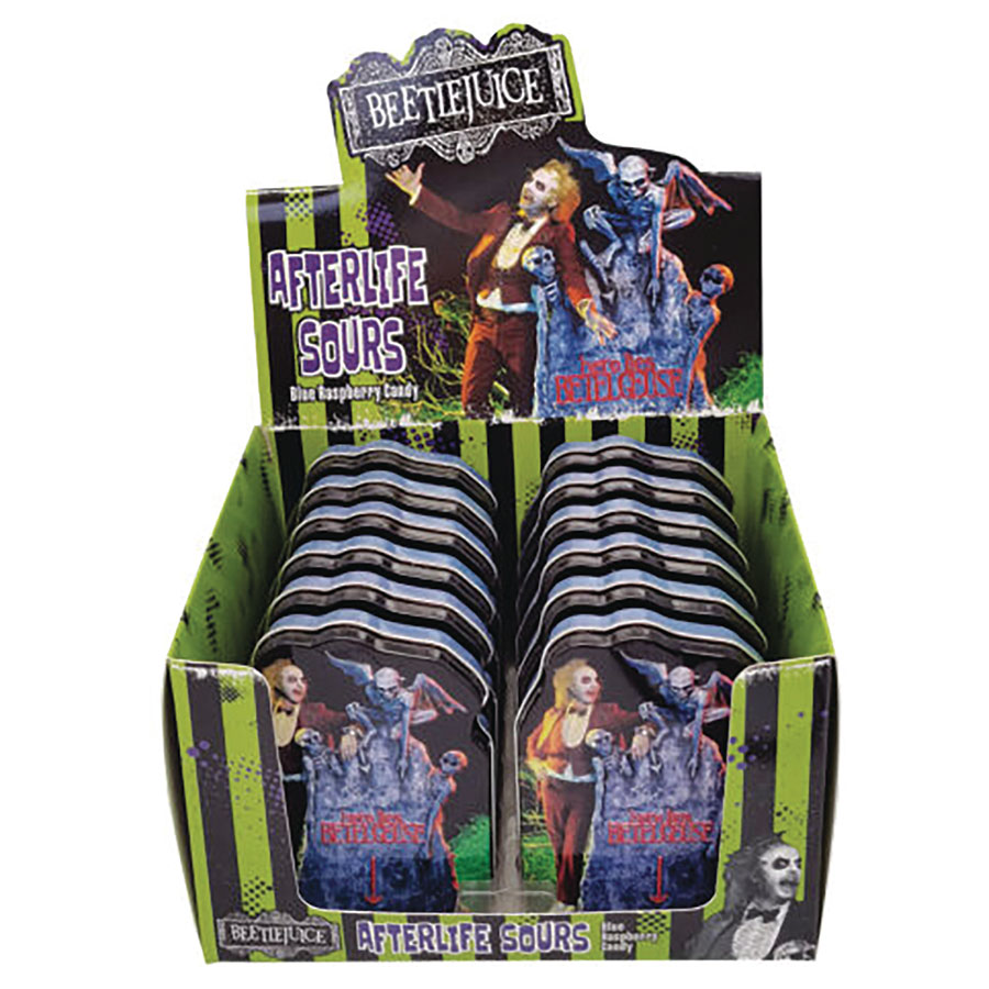 BEETLEJUICE AFTERLIFE SOUR CANDY TIN DISPLAY (C: 1-1-2