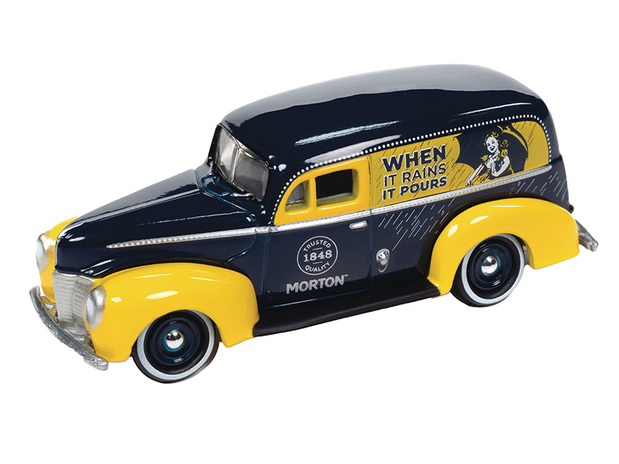 Morton Salt 1940 Ford Sedan Delivery 1/64 Scale Die-Cast Car